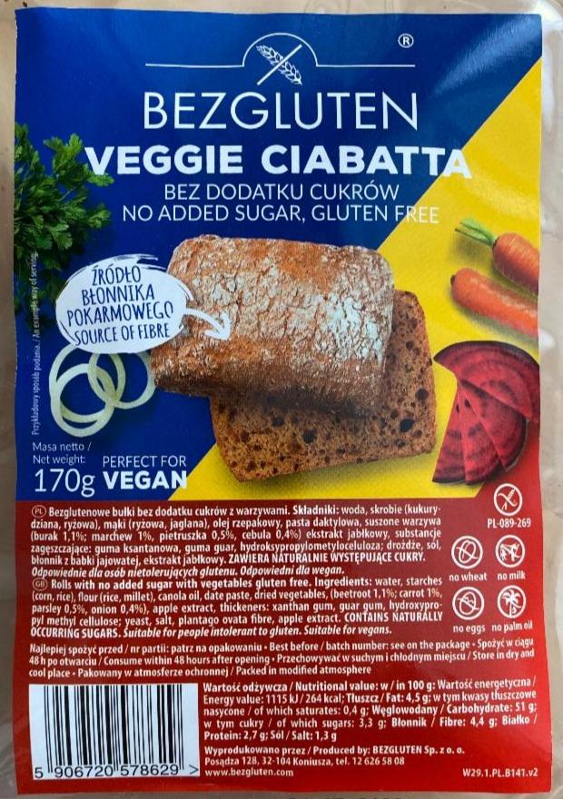 Zdjęcia - Veggie Ciabatta Bezgluten