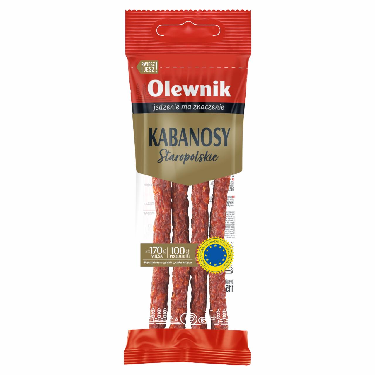 Zdjęcia - Olewnik Kabanosy staropolskie 115 g