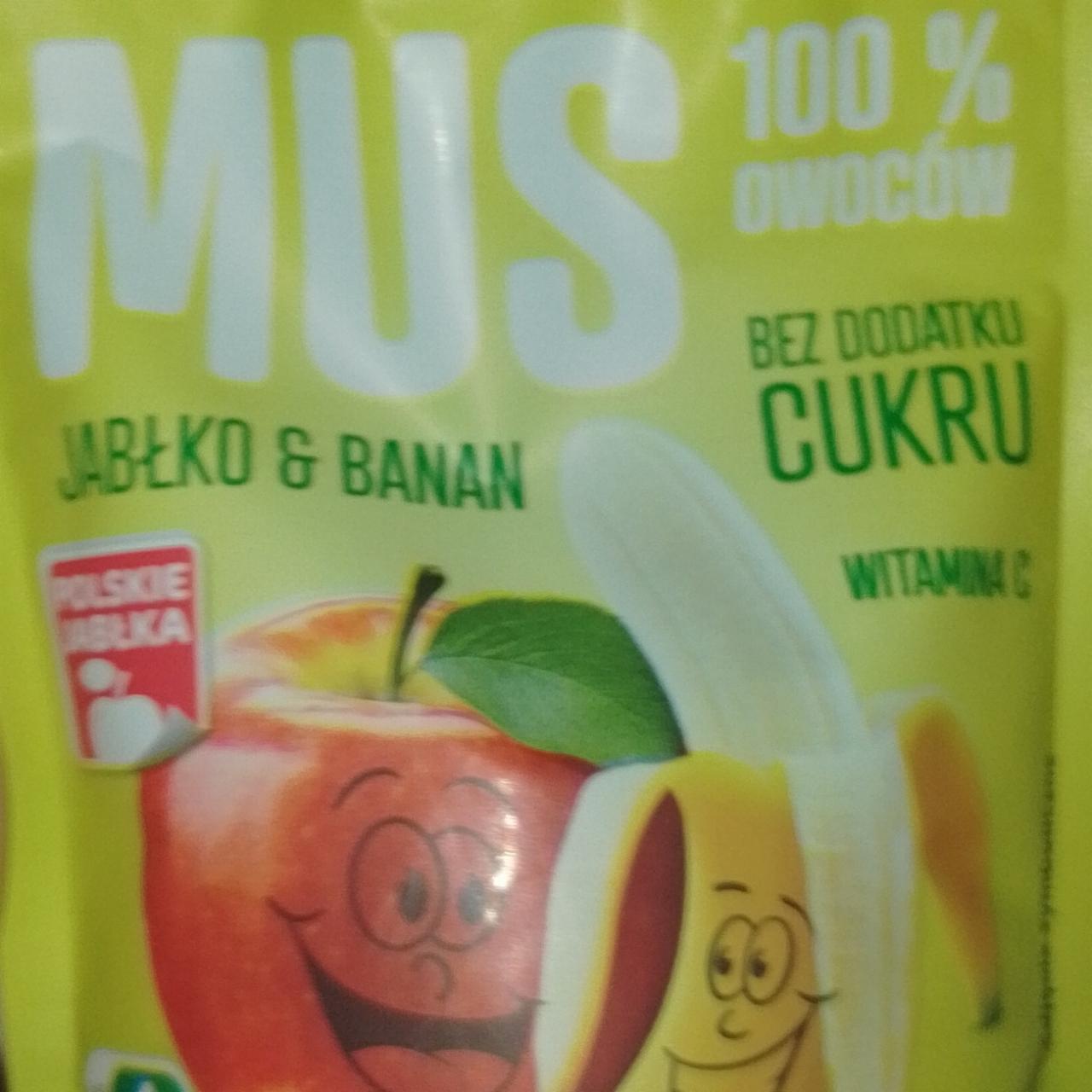 Zdjęcia - Mus jabłko i banan Lidl