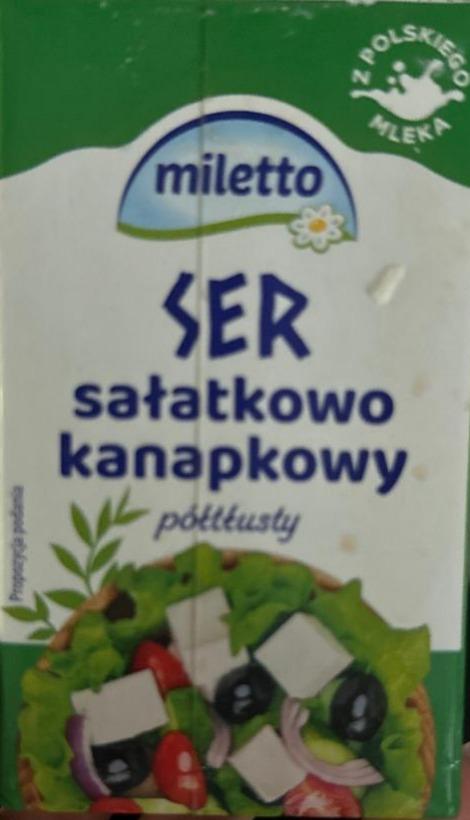 Zdjęcia - Ser feta sałatkowo kanapkowy Miletto