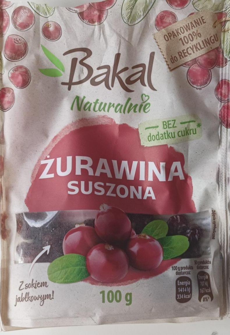 Zdjęcia - Suszona żurawina Bakal naturalnie