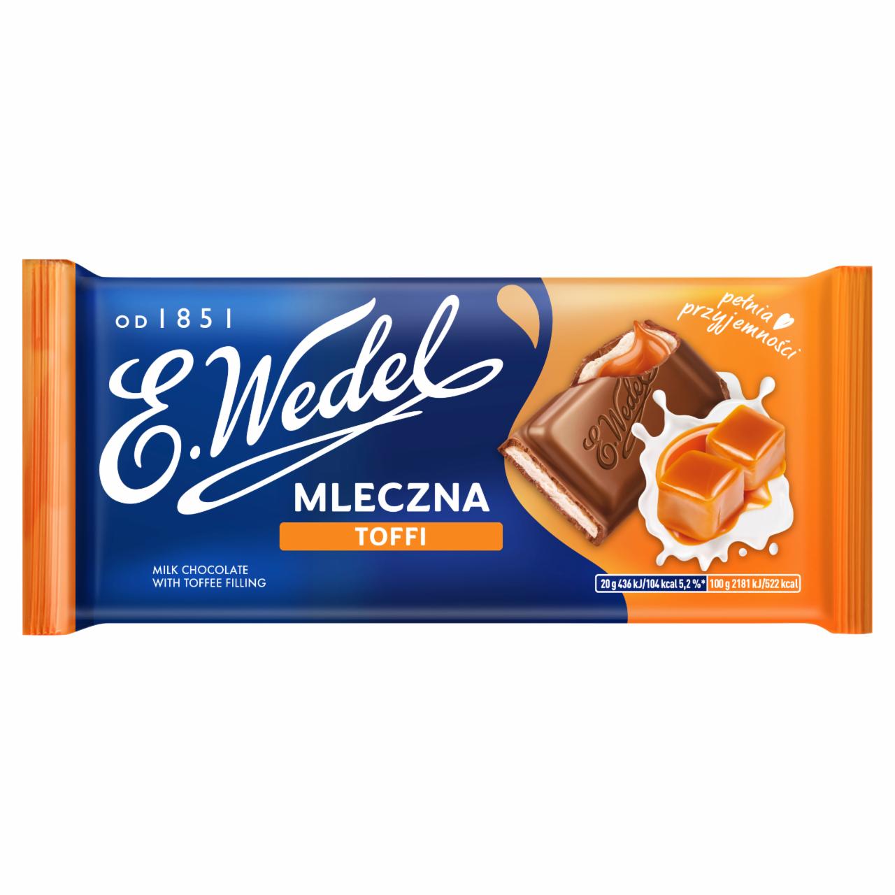 Zdjęcia - E. Wedel Czekolada mleczna toffi 100 g