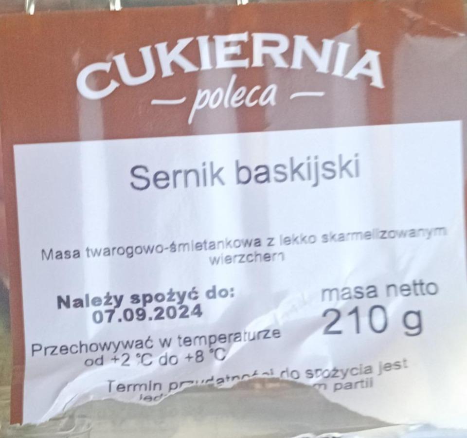 Zdjęcia - Sernik baskijski Cukiernia poleca