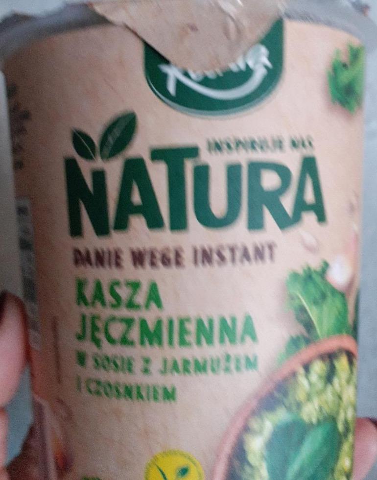 Zdjęcia - Kania Natura danie wege instant kasza jęczmienna z jarmużem i czosnkiem