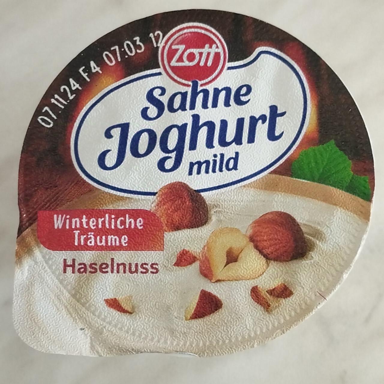 Zdjęcia - Sahne joghurt mild winterliche träume haselnuss Zott