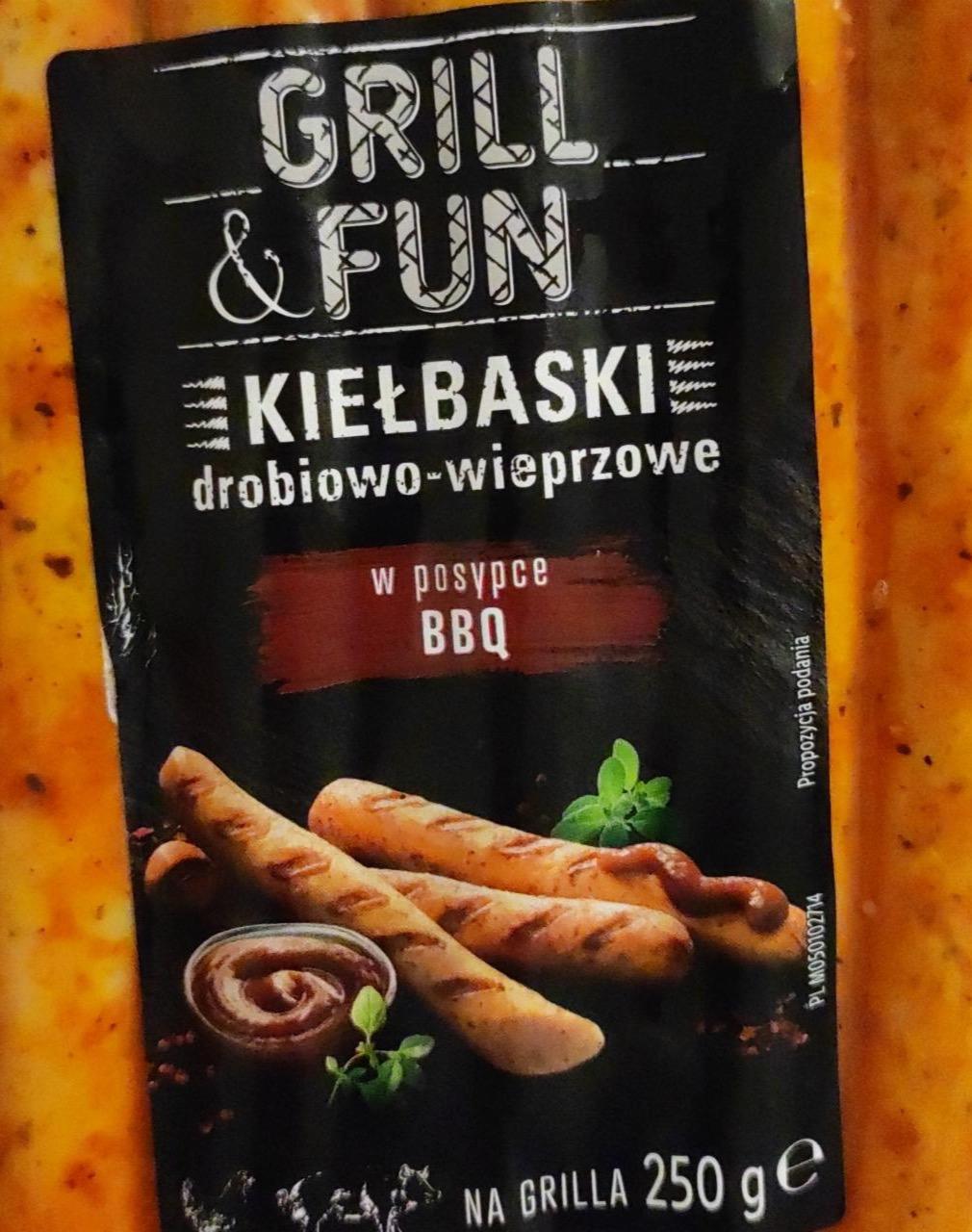 Zdjęcia - Kiełbaski drobiowo-wieprzowe w posypce bbq Grill&fun