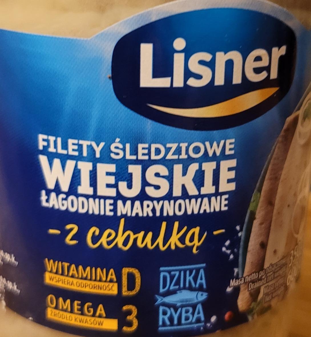 Zdjęcia - Filety śledziowe wiejskie łagodne marynowane z cebulką Lisner