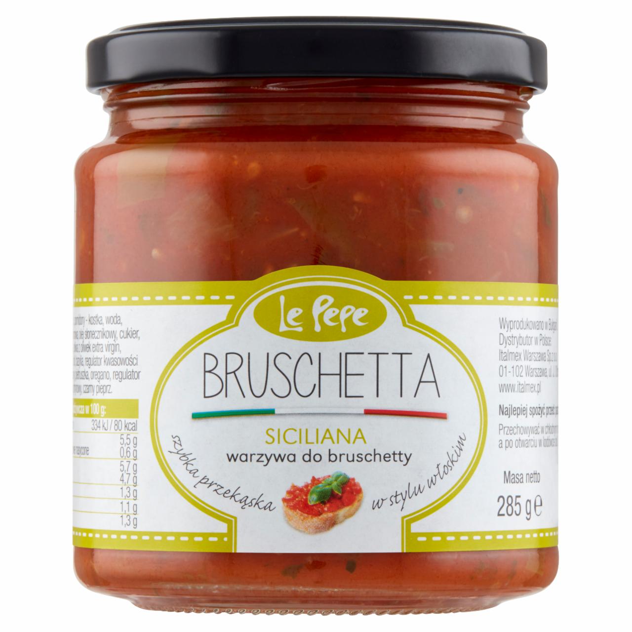 Zdjęcia - Le Pepe Siciliana Warzywa do bruschetty 285 g