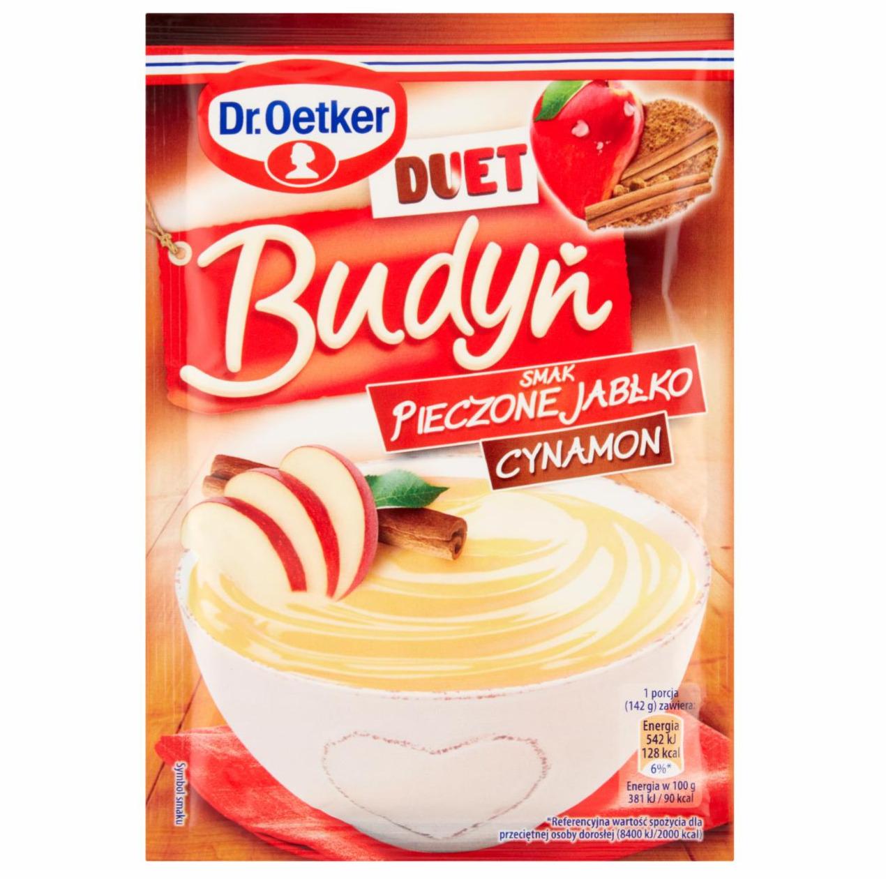 Zdjęcia - Duet Budyń smak pieczone jabłko cynamon Dr. Oetker