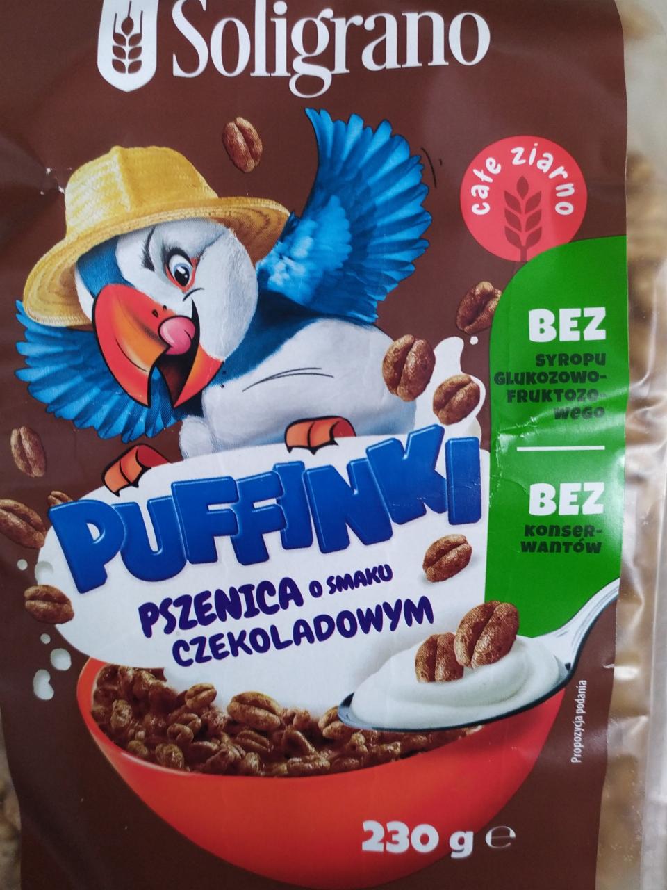 Zdjęcia - Puffinki pszenica o smaku czekoladowym Soligrano