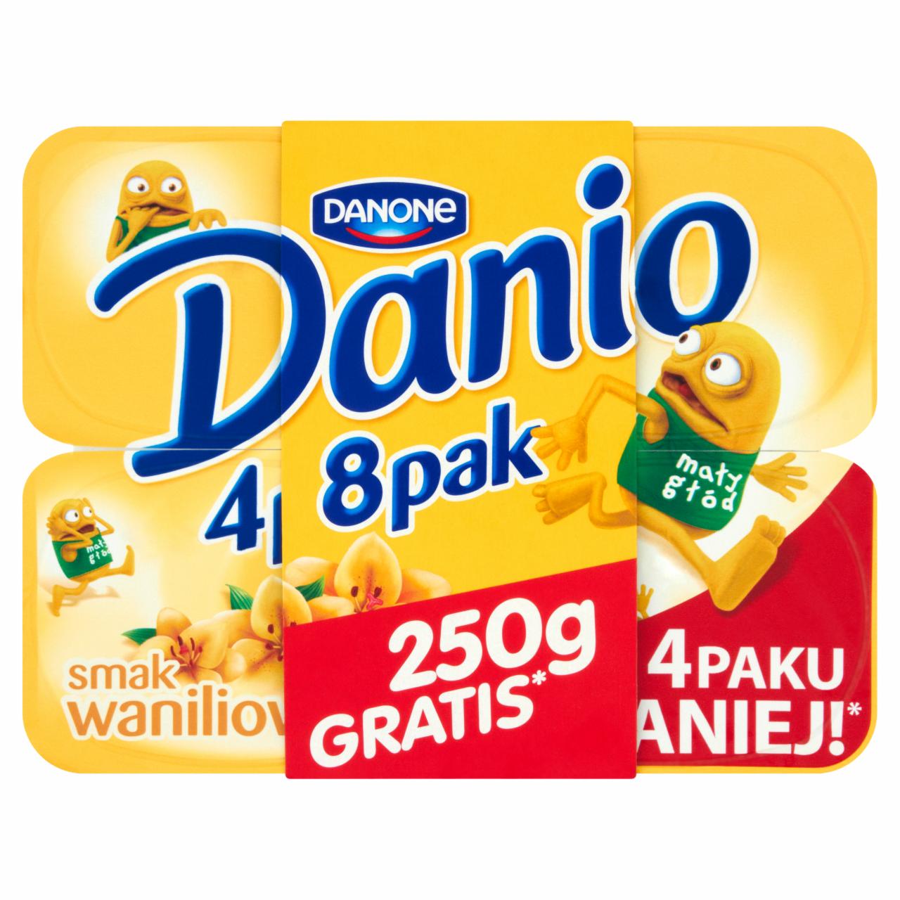 Zdjęcia - Danone Danio smak waniliowy Serek homogenizowany 8 x 150 g