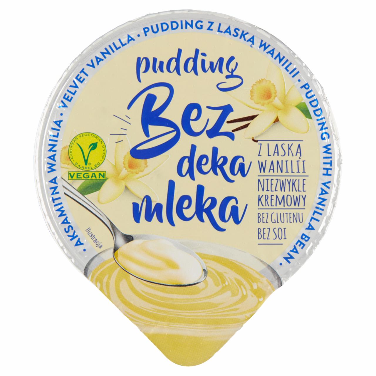 Zdjęcia - Bez deka mleka Pudding waniliowy 180 g