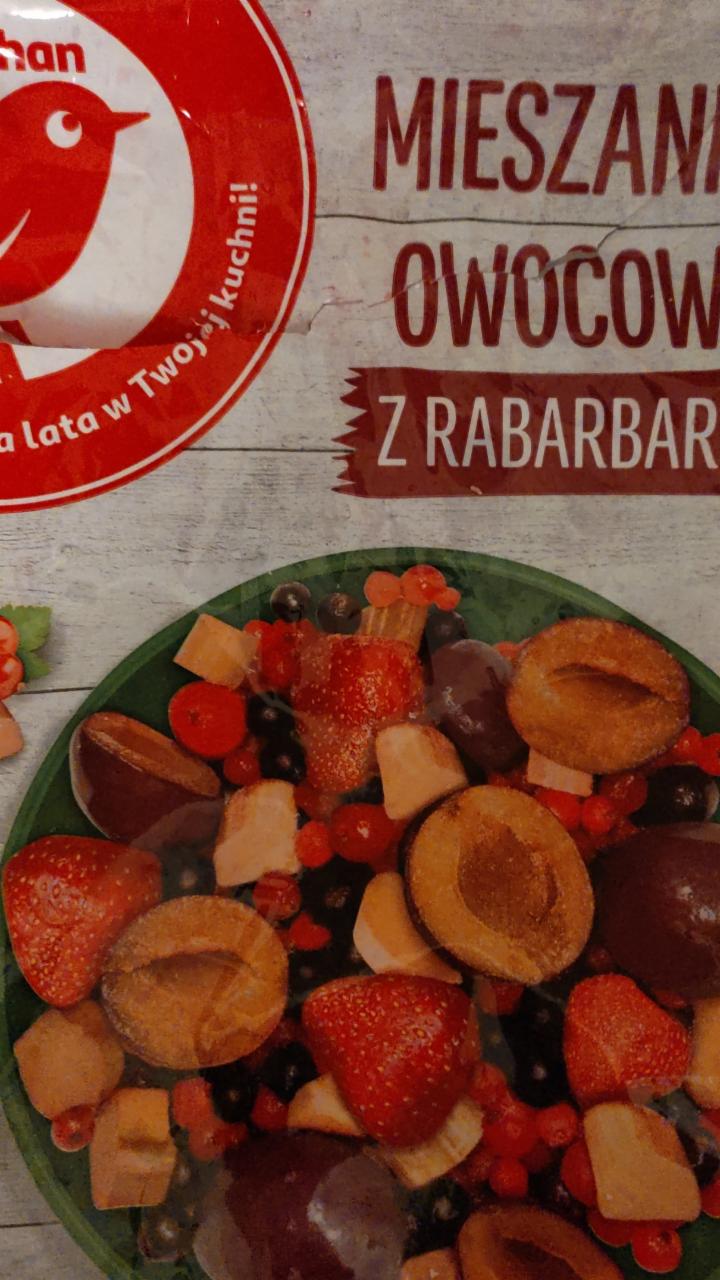 Zdjęcia - mieszanka owocowa z rabarbarem Auchan