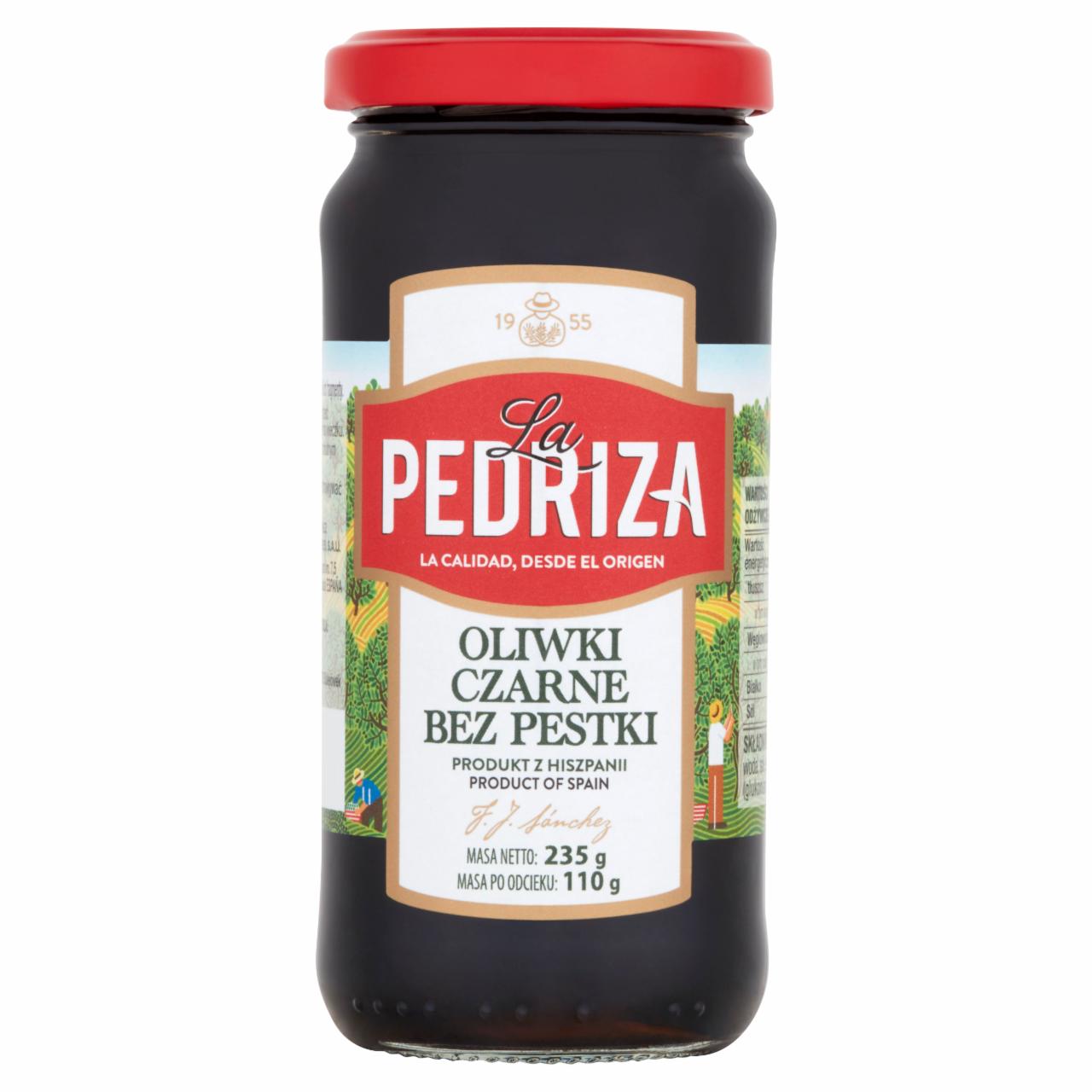 Zdjęcia - La Pedriza Oliwki czarne bez pestki 235 g