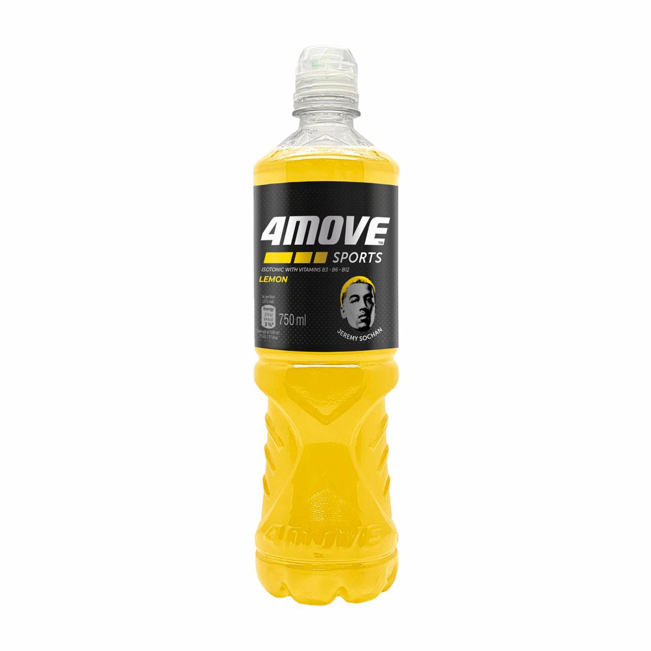 Zdjęcia - 4Move Napój izotoniczny niegazowany o smaku cytrynowym 750 ml