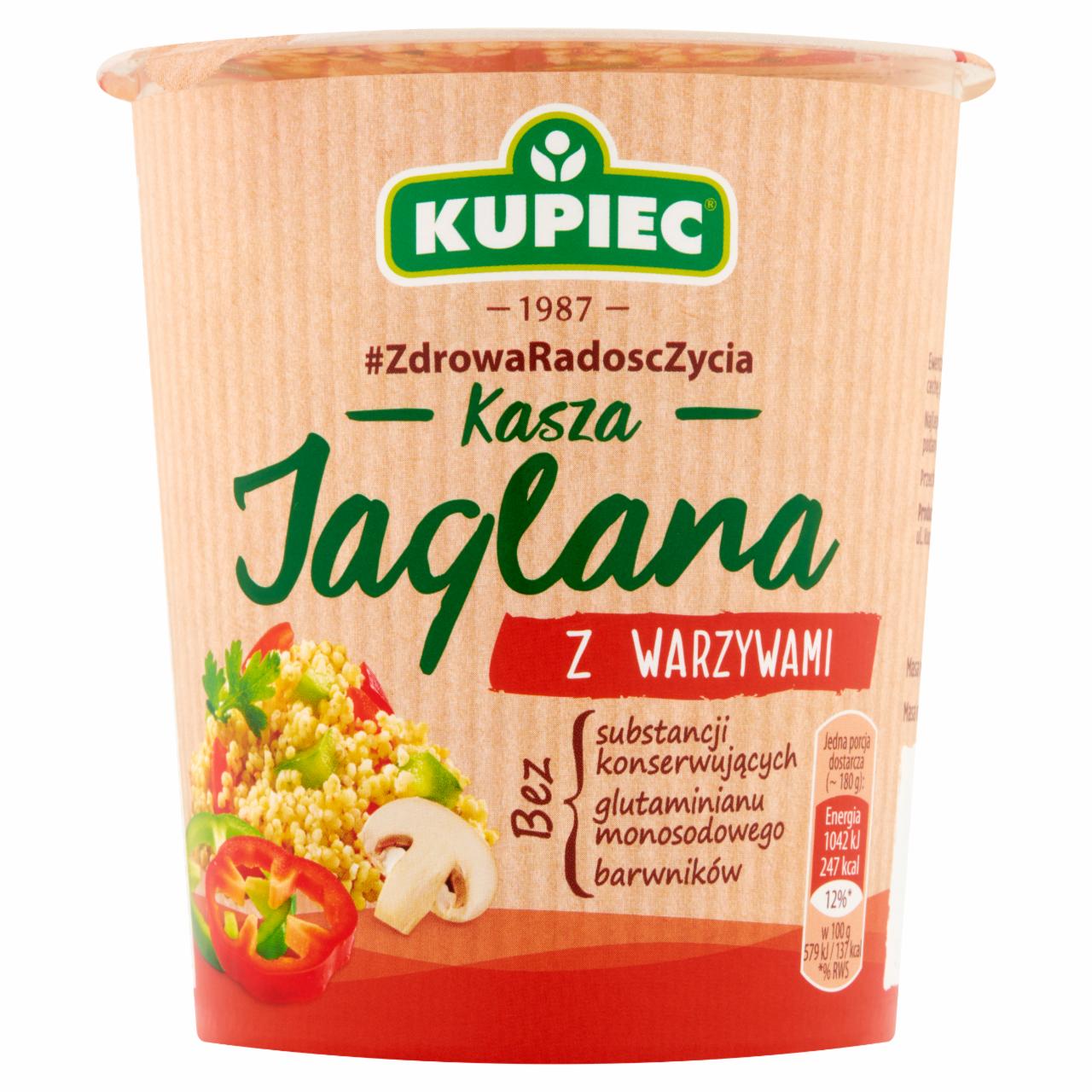 Zdjęcia - Kupiec Kasza jaglana z warzywami 70 g