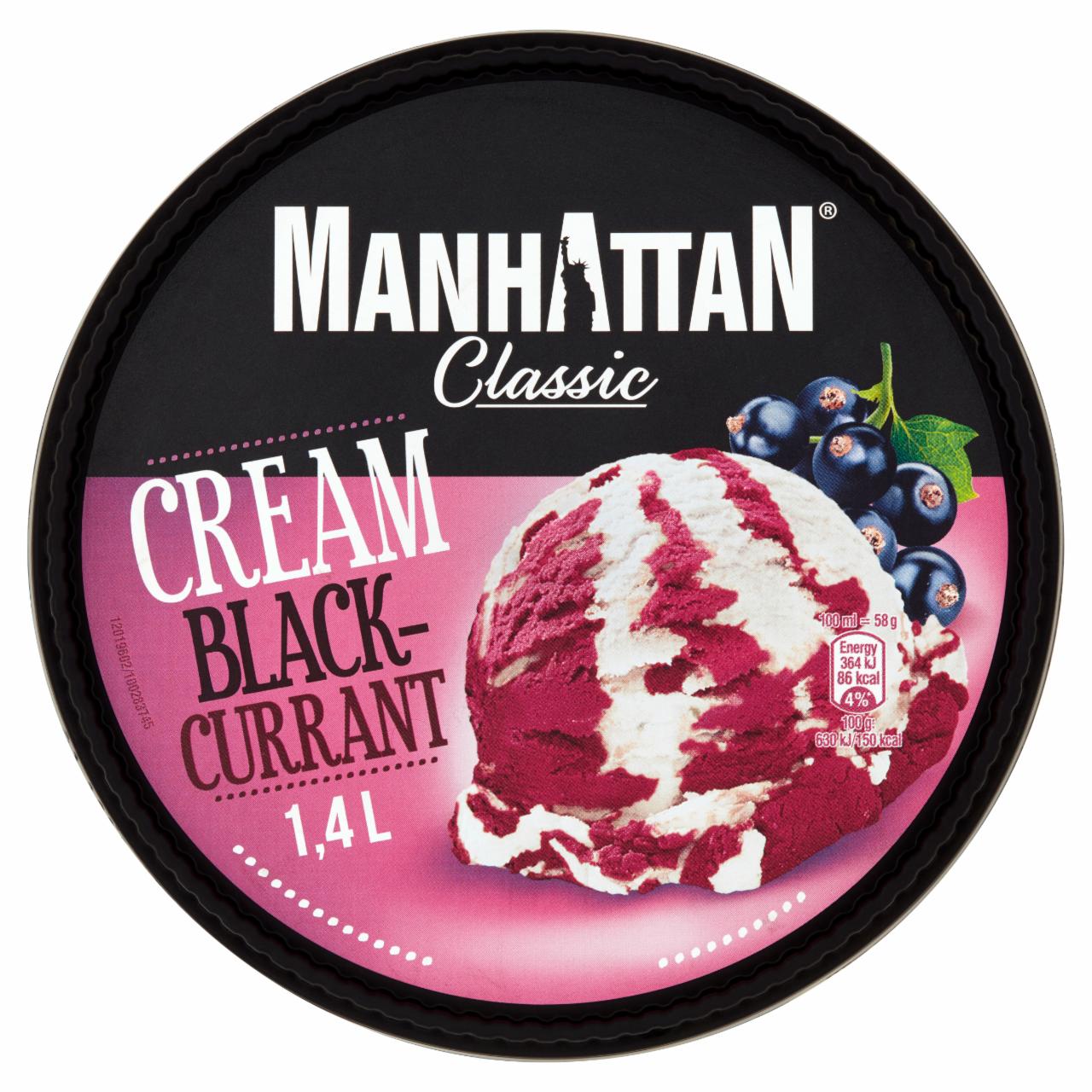 Zdjęcia - Manhattan Classic Lody śmietankowe i sorbet porzeczkowy 1,4 l