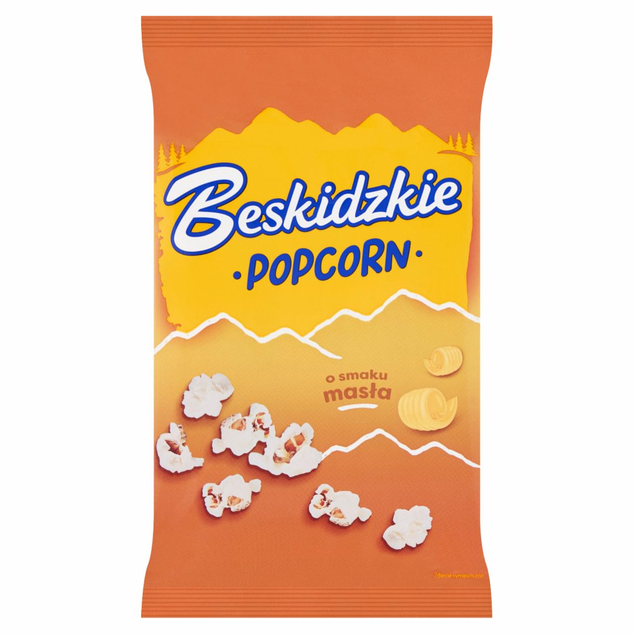 Zdjęcia - Beskidzkie Popcorn o smaku masła 90 g