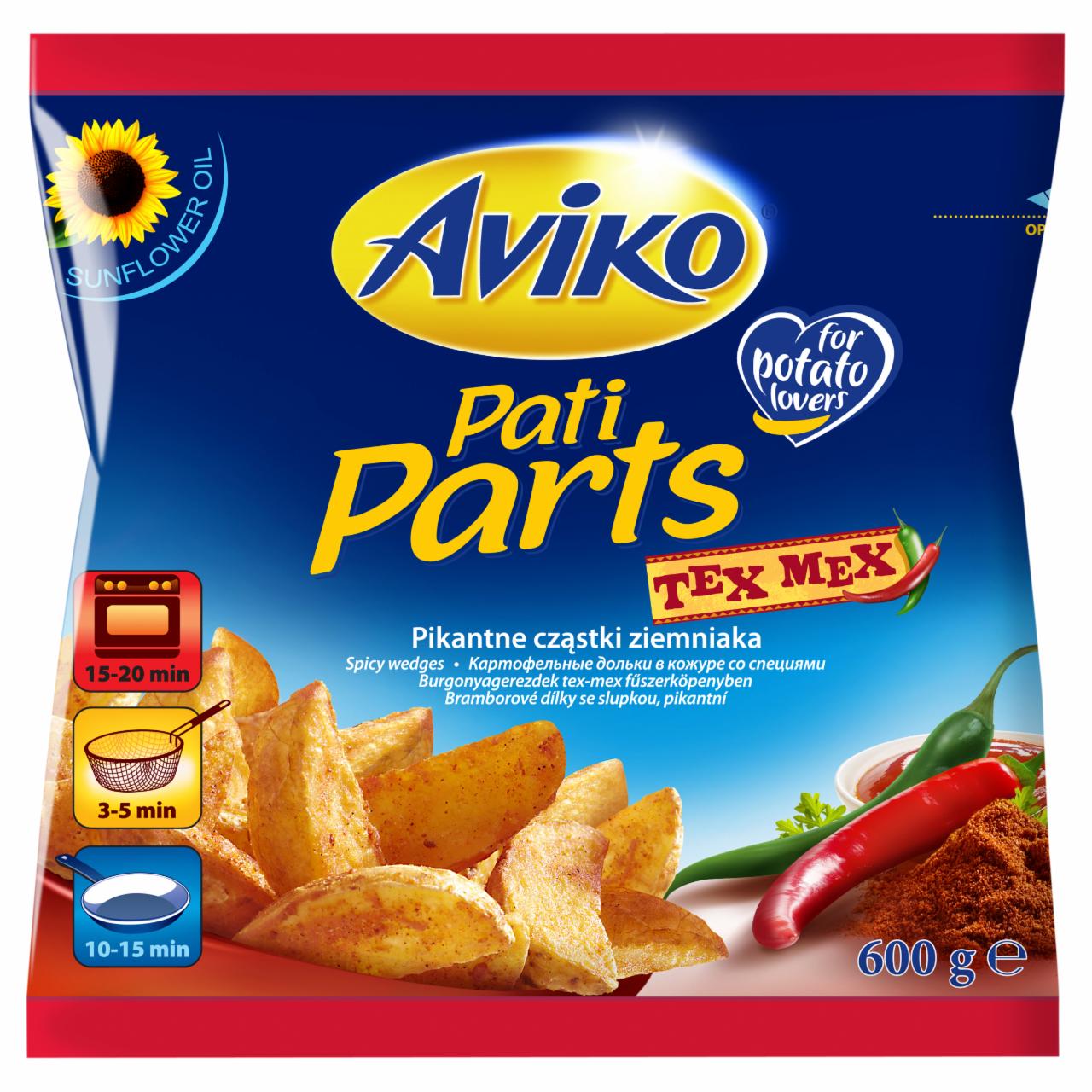 Zdjęcia - Aviko Pati Parts Tex Mex Pikantne cząstki ziemniaka 600 g