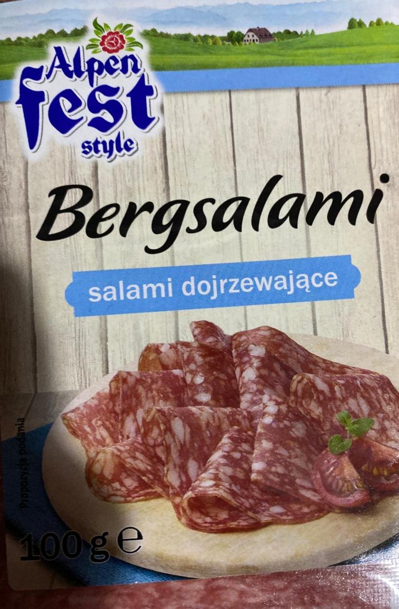 Zdjęcia - Bergsalami salami dojrzewające Alpen Fest style