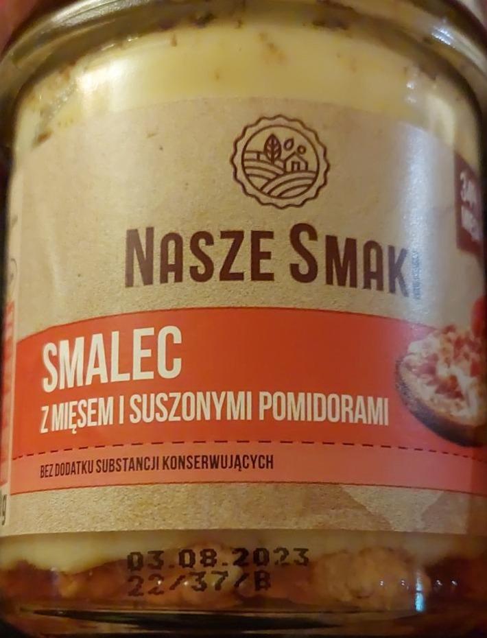 Zdjęcia - Smalec z mięsem i suszonymi pomidorami Nasze Smaki