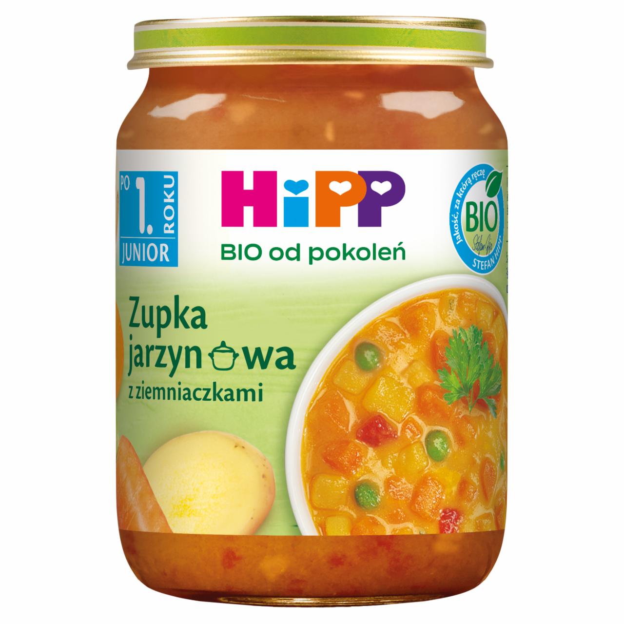 Zdjęcia - HiPP ΒIO Junior Zupka jarzynowa z ziemniaczkami po 1. roku 250 g 