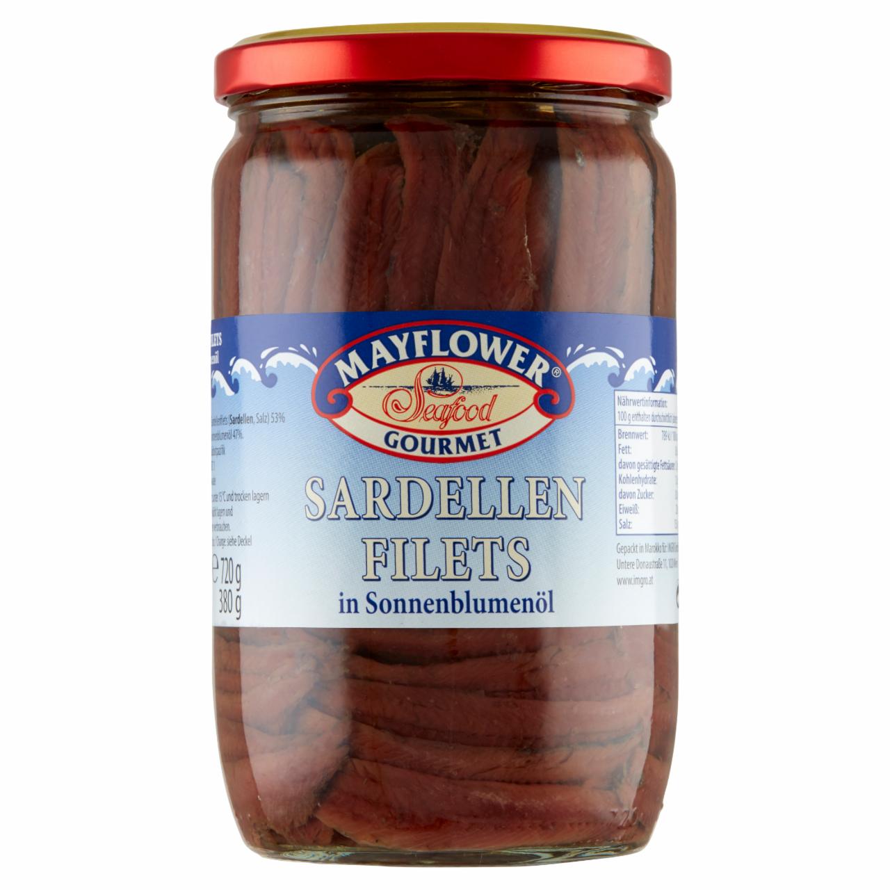 Zdjęcia - Mayflower Anchois filety z sardeli w oleju słonecznikowym 720 g