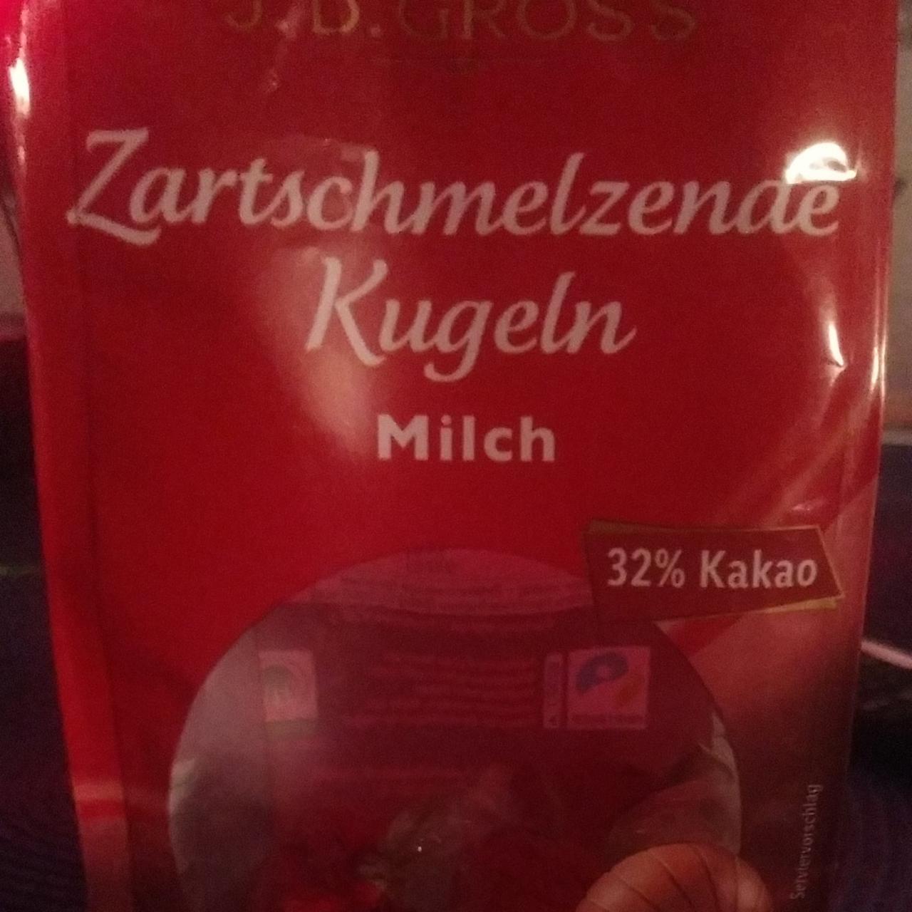 Zdjęcia - Zartschmelzen Kugeln Milch J.D. Gross