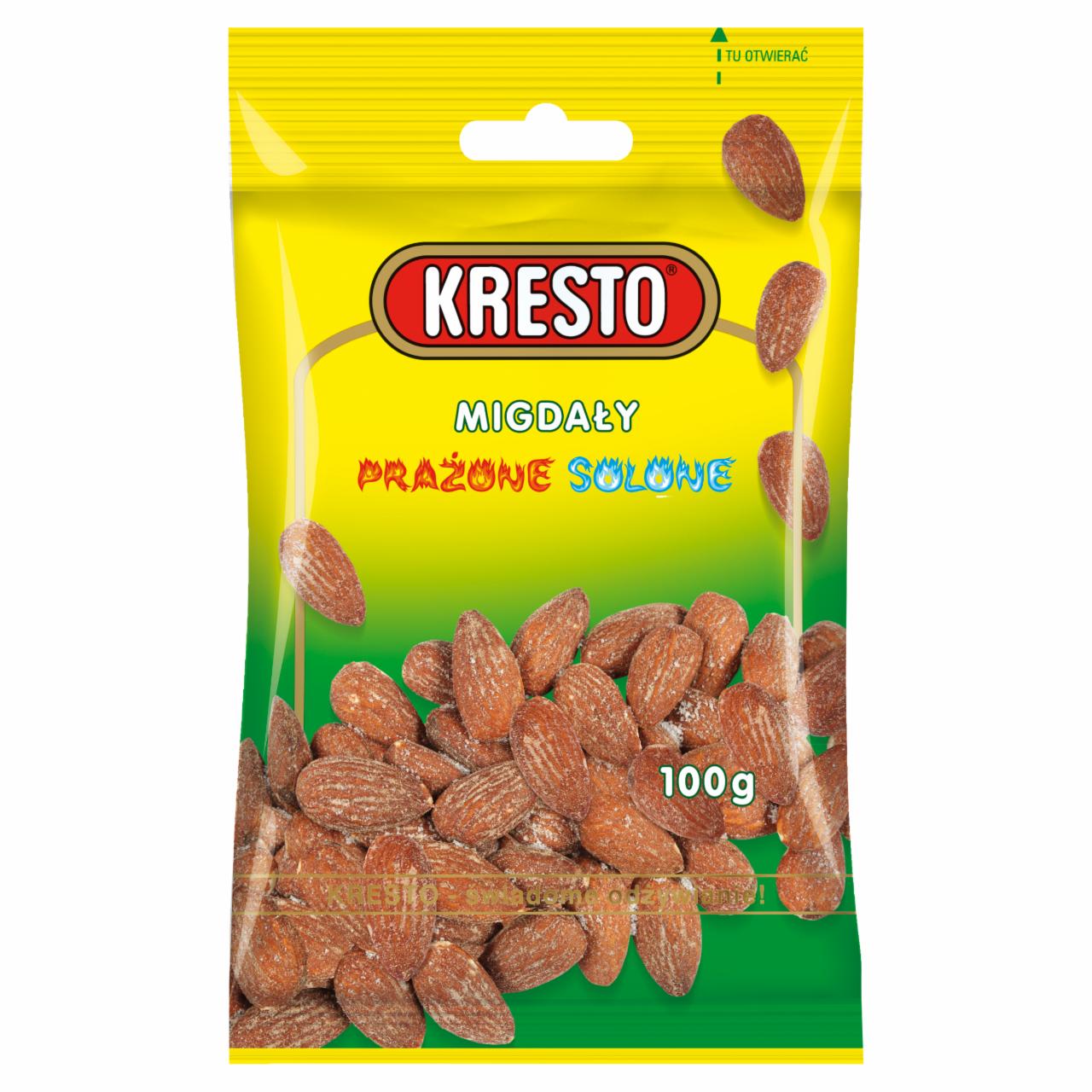 Zdjęcia - KRESTO Migdały prażone solone 100 g