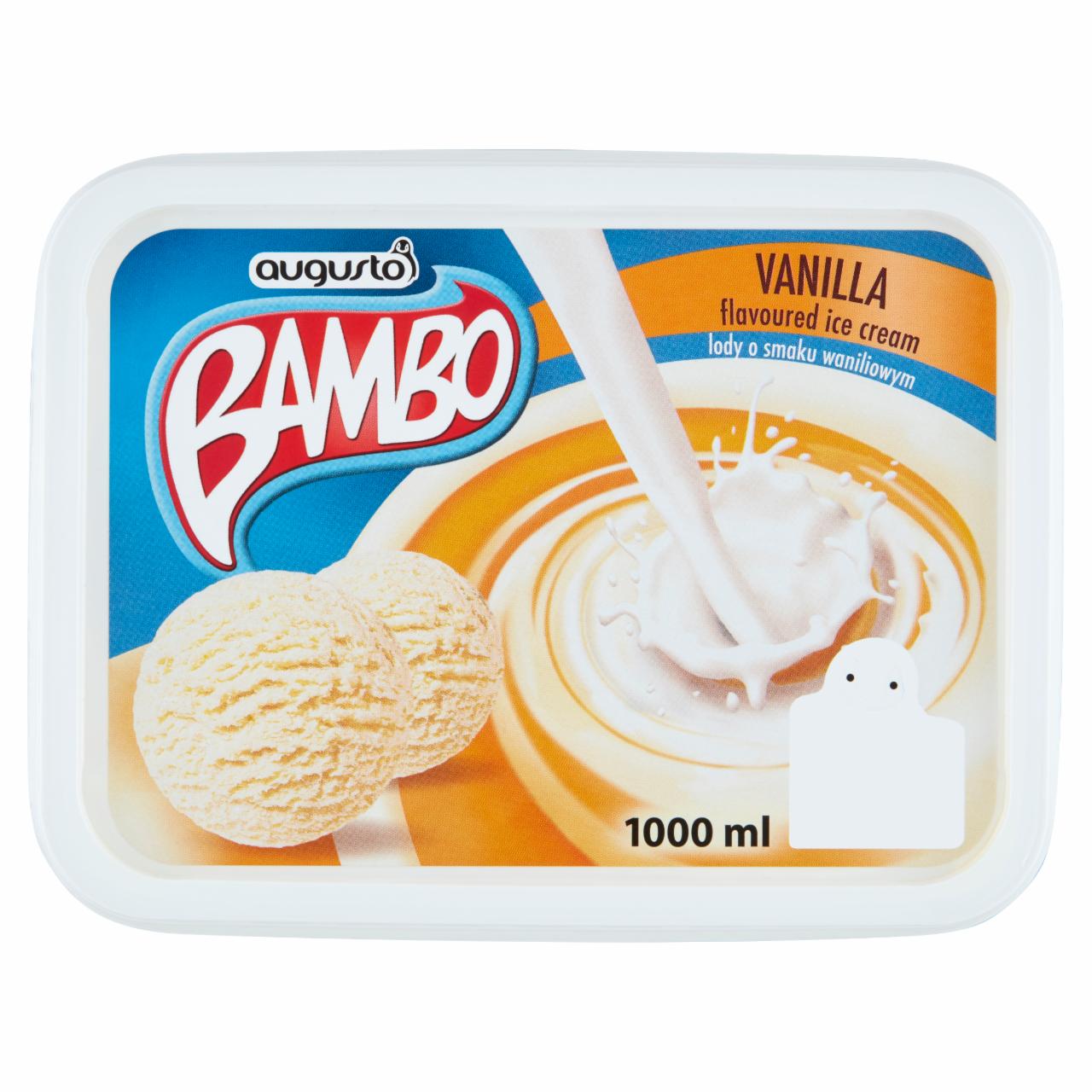 Zdjęcia - Augusto Bambo Lody o smaku waniliowym 1000 ml