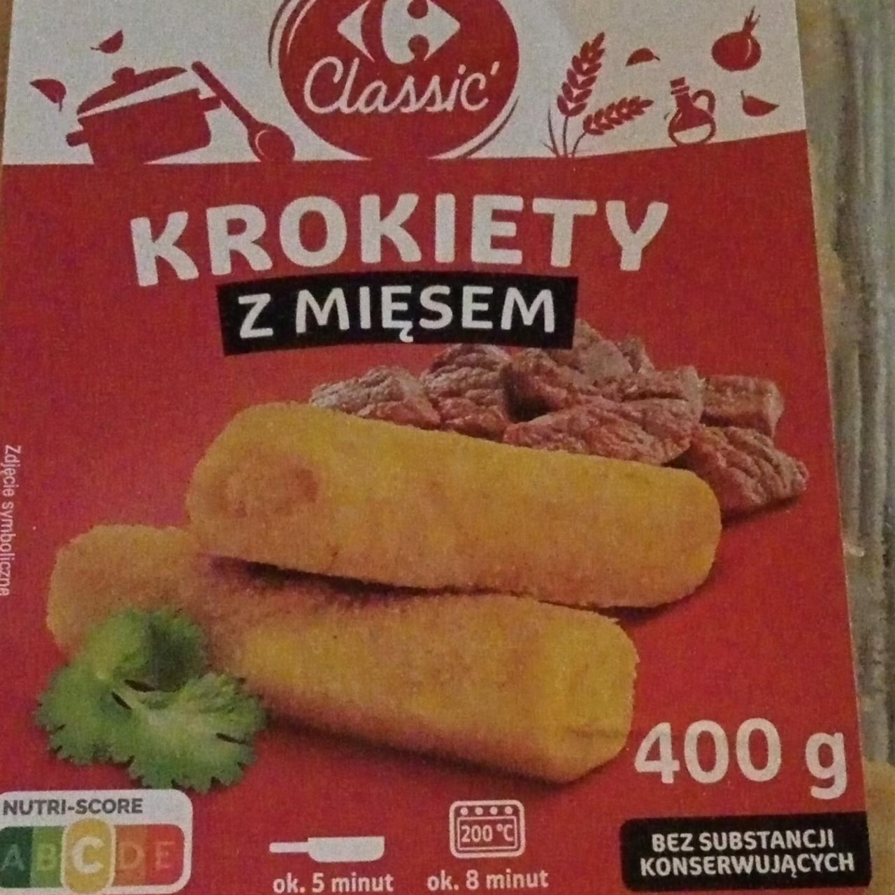 Zdjęcia - Krokiety z mięsem Carrefour Classic