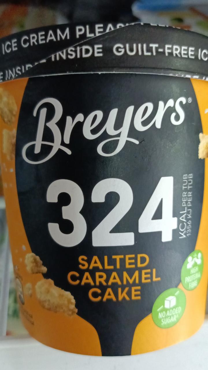 Zdjęcia - lody breyers salted carmel and cake