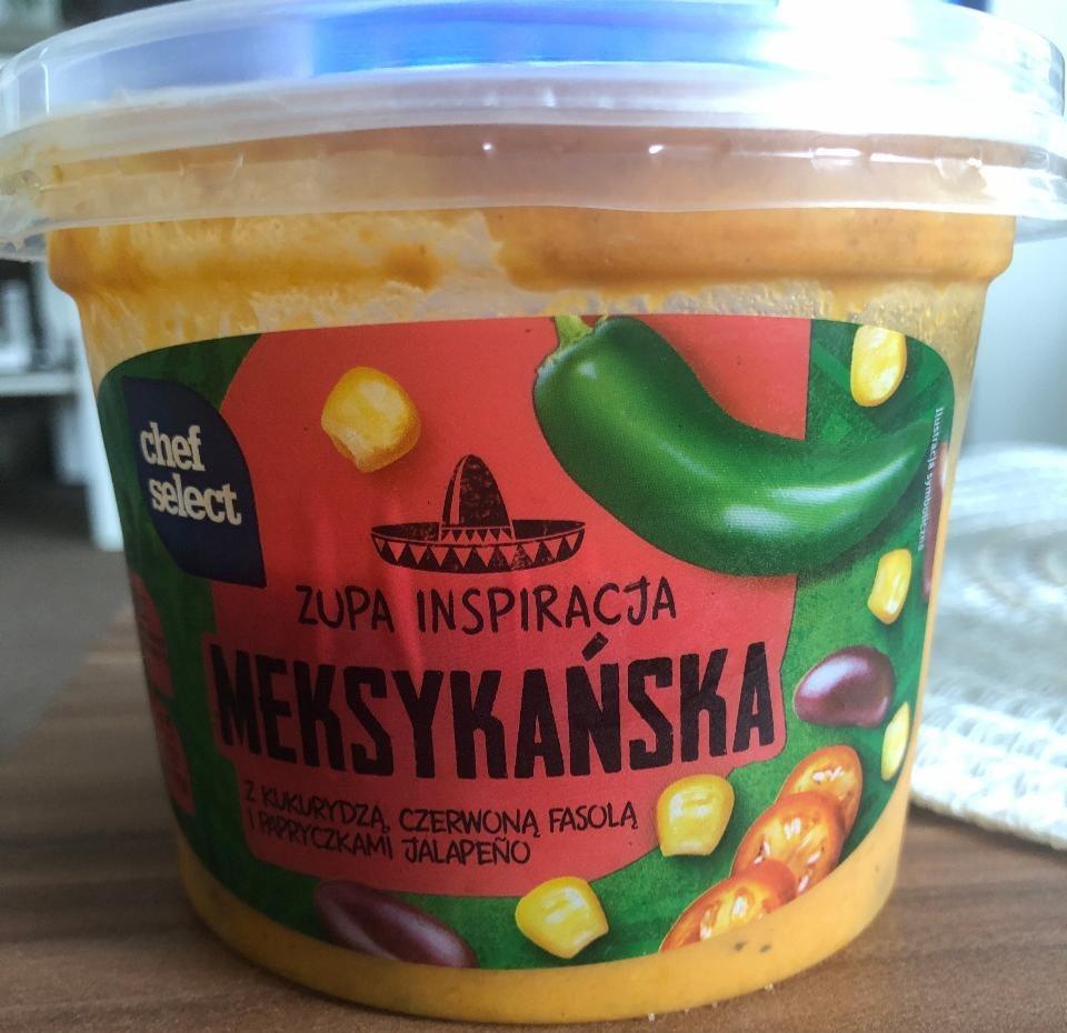 Zdjęcia - Zupa meksykańska z kukurydzą czerwoną fasolą i papryczkami Jalapeno chef select