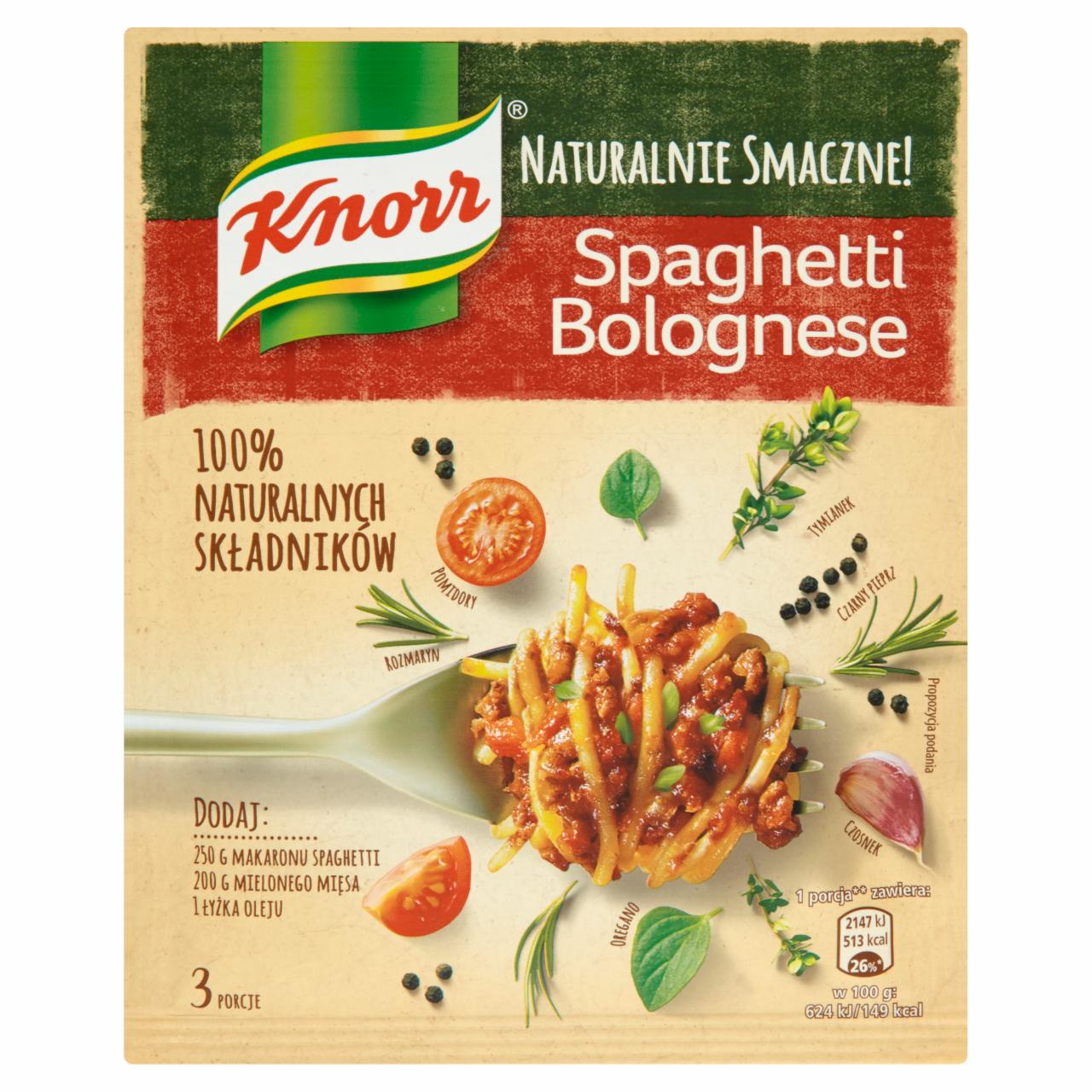 Zdjęcia - Spaghetti bolognese Knorr