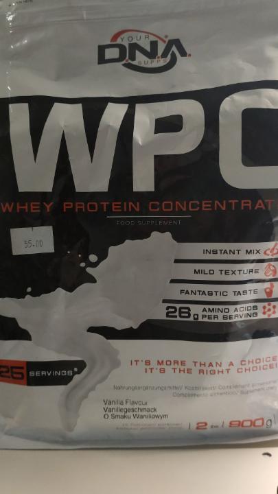 Zdjęcia - WPC vanilla flavour your DNA supps