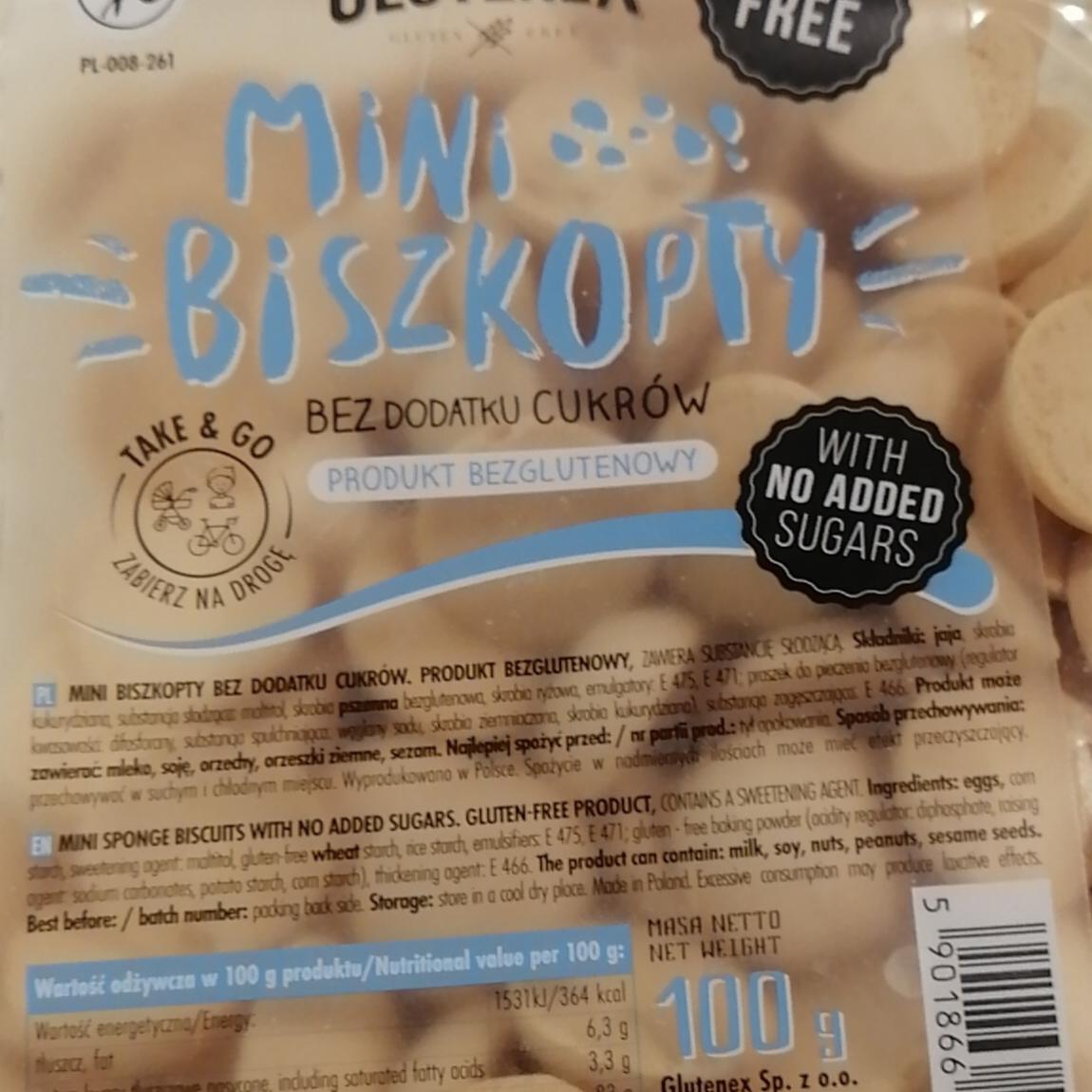 Zdjęcia - Mini Biszkopty bez cukru Glutenex