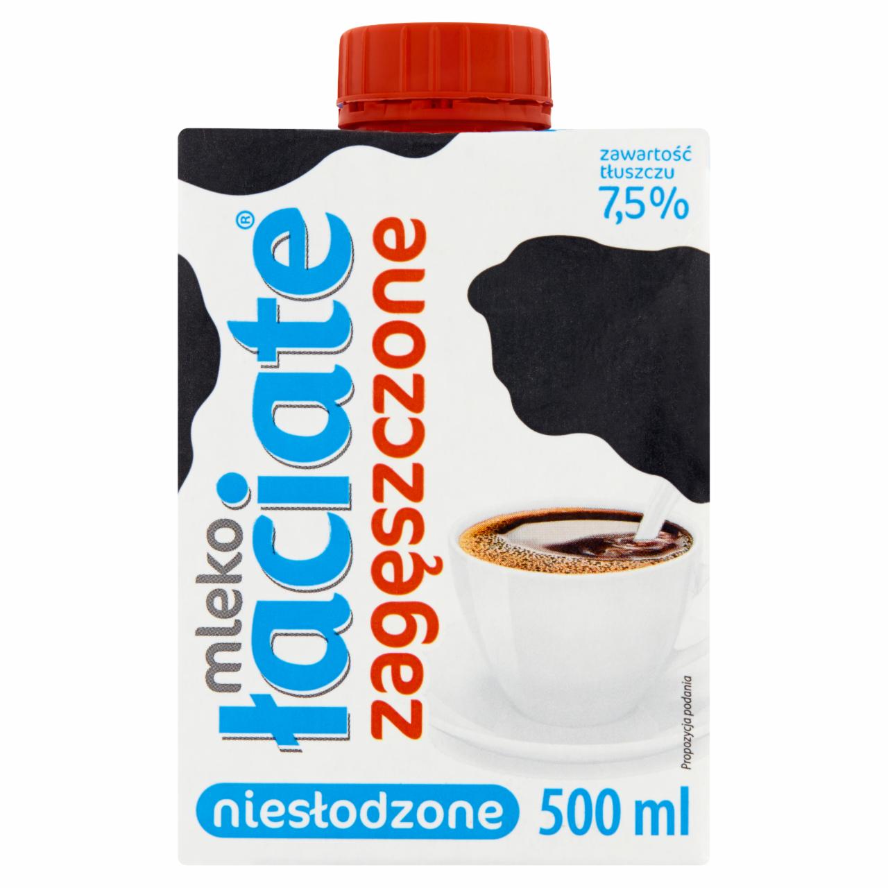 Zdjęcia - Łaciate Mleko UHT zagęszczone niesłodzone 7,5 % 500 ml