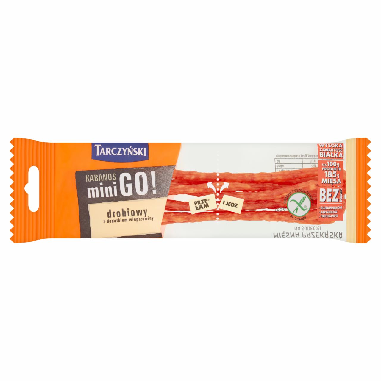 Zdjęcia - Tarczyński Kabanosy Exclusive mini Go! drobiowe z wieprzowiną 25 g