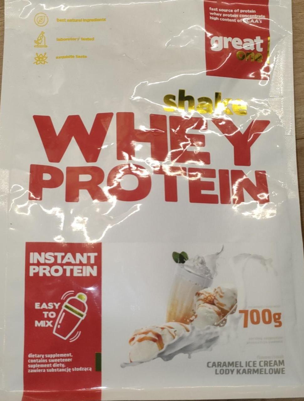 Zdjęcia - Shake whey protein lody karmelowe Great one