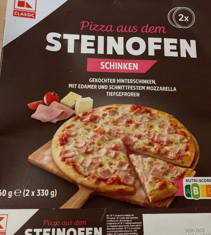 Zdjęcia - Pizza aus dem Steinofen Schinken Kaufland