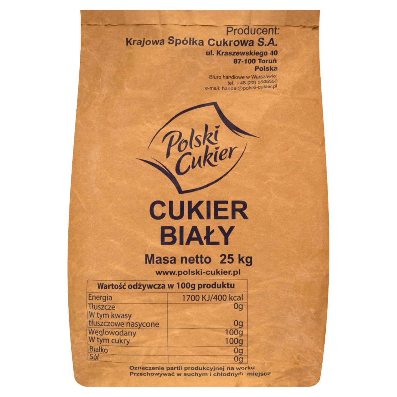 Zdjęcia - Polski Cukier Cukier biały 25 kg