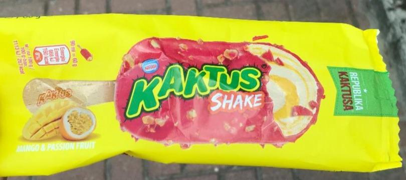 Zdjęcia - Kaktus Shake Lody ze śmietanką zakręcone z sosem malinowym 90 ml