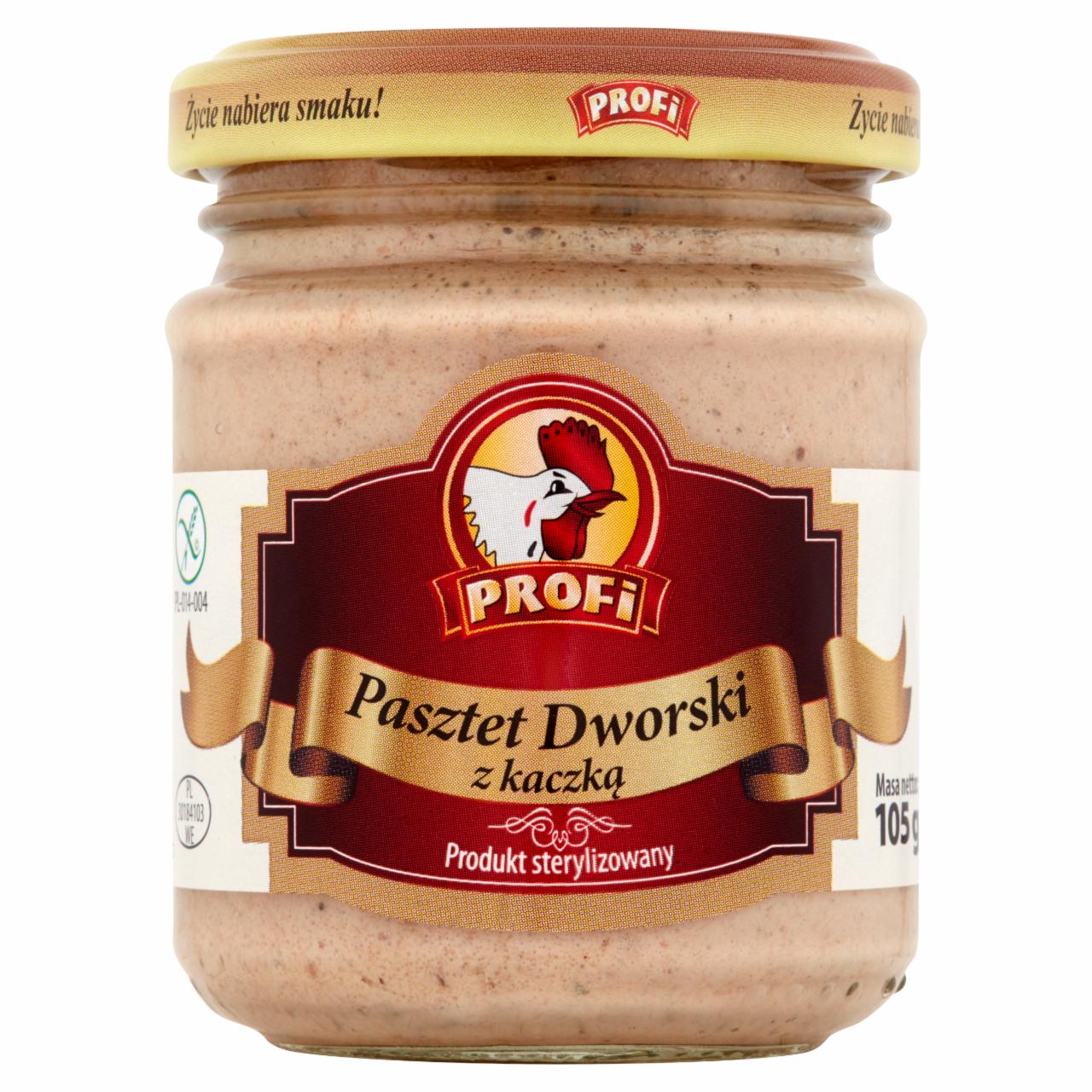 Zdjęcia - Profi Pasztet Dworski z kaczką 105 g