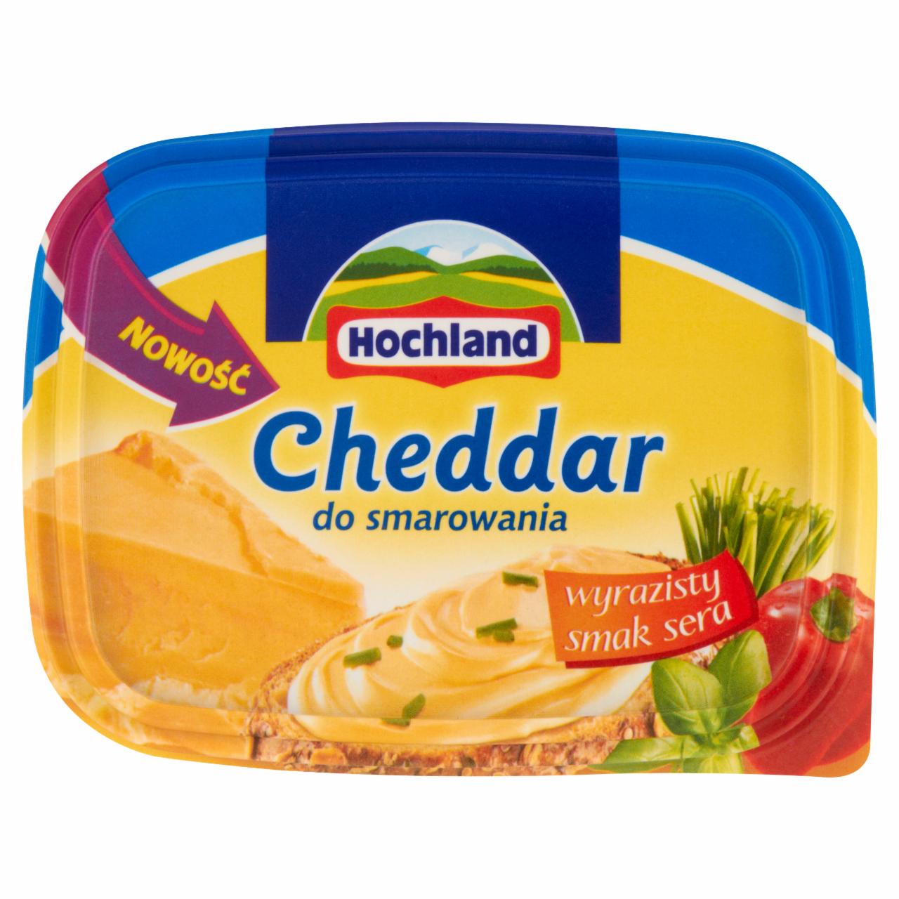 Zdjęcia - Hochland Cheddar do smarowania Ser topiony 150 g