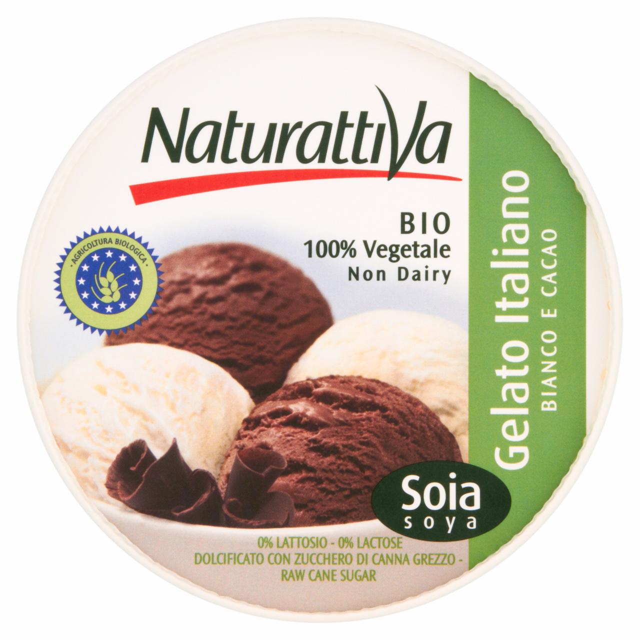 Zdjęcia - Naturattiva Lody sojowe BIO waniliowo kakaowe 400 g