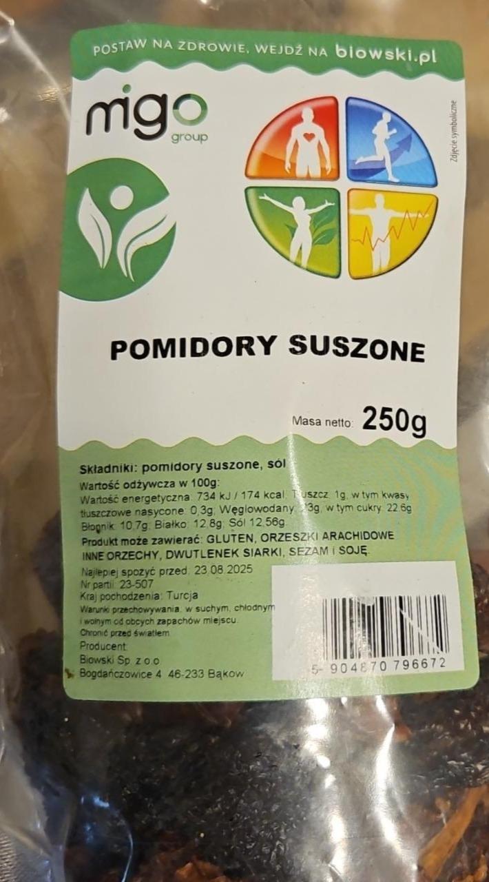 Zdjęcia - Pomidory suszone Migo