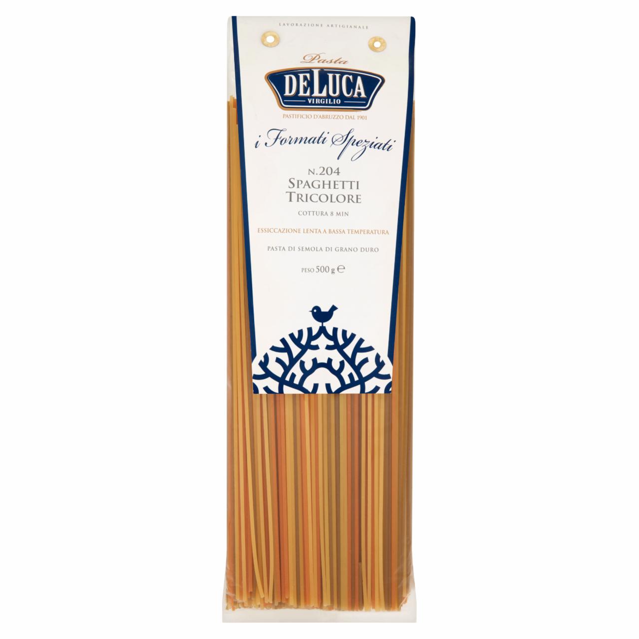 Zdjęcia - De Luca Tricolore Makaron z pszenicy durum spaghetti 500 g