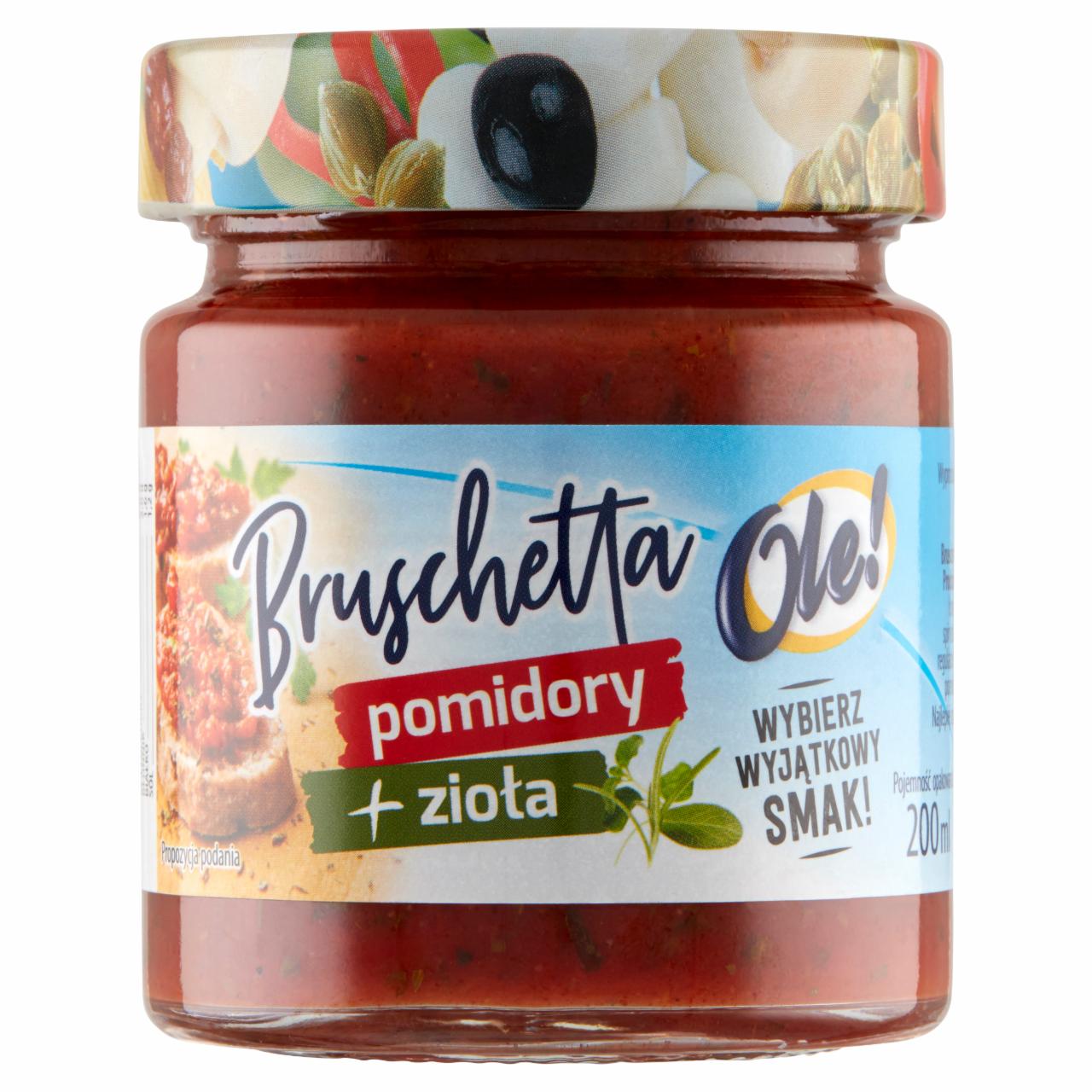 Zdjęcia - Ole! Bruschetta pomidory+zioła 180 g