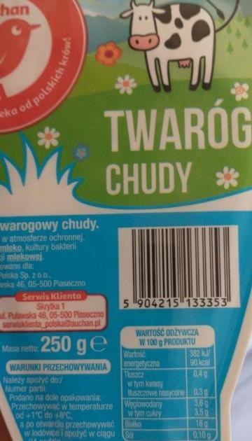 Zdjęcia - twaróg chudy Auchan