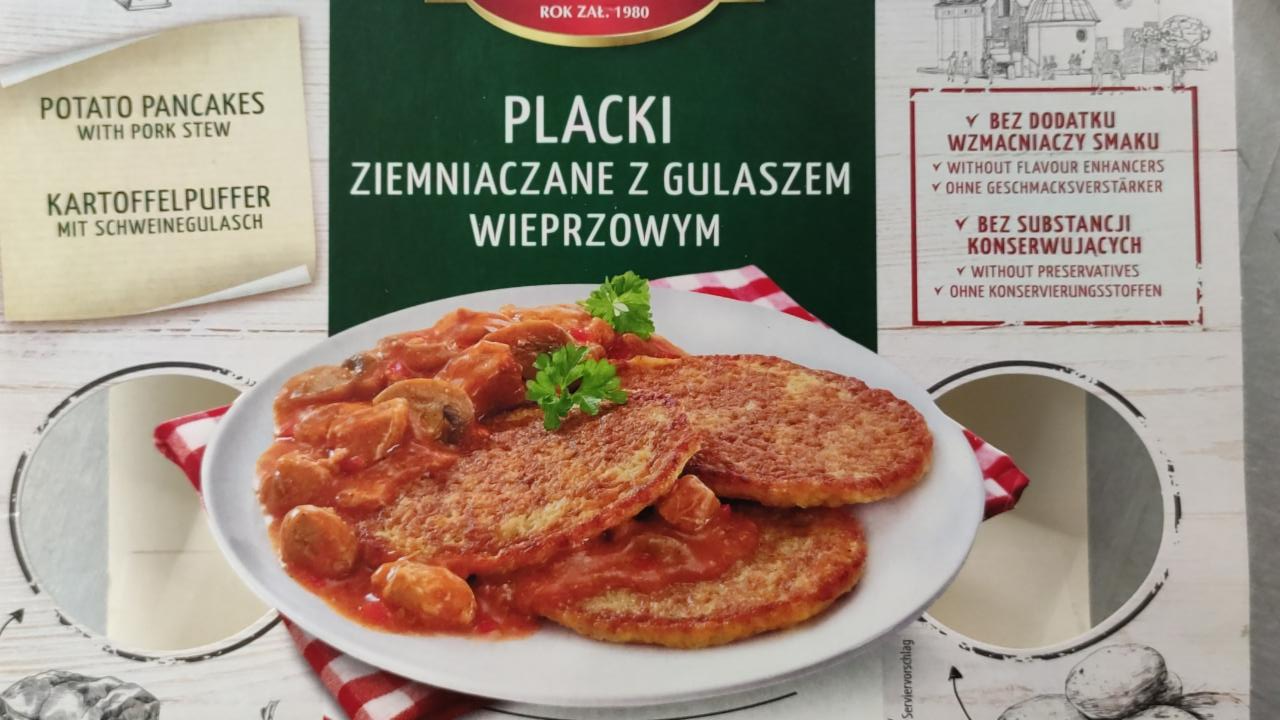 Zdjęcia - Placki ziemniaczane z gulaszem wieprzowym U Jędrusia